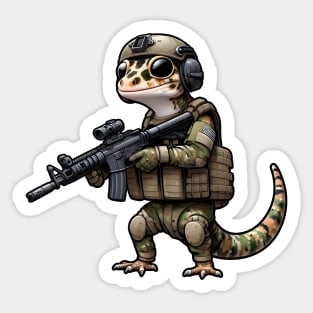 Tactical Gecko Sticker